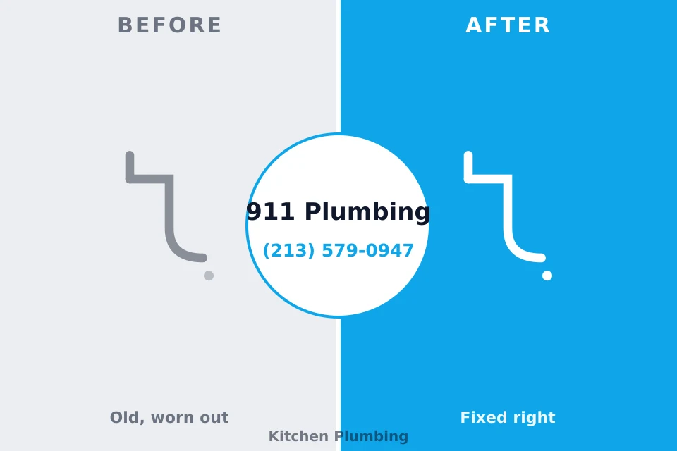 Before and after: plumbing repair East Douglas, MA